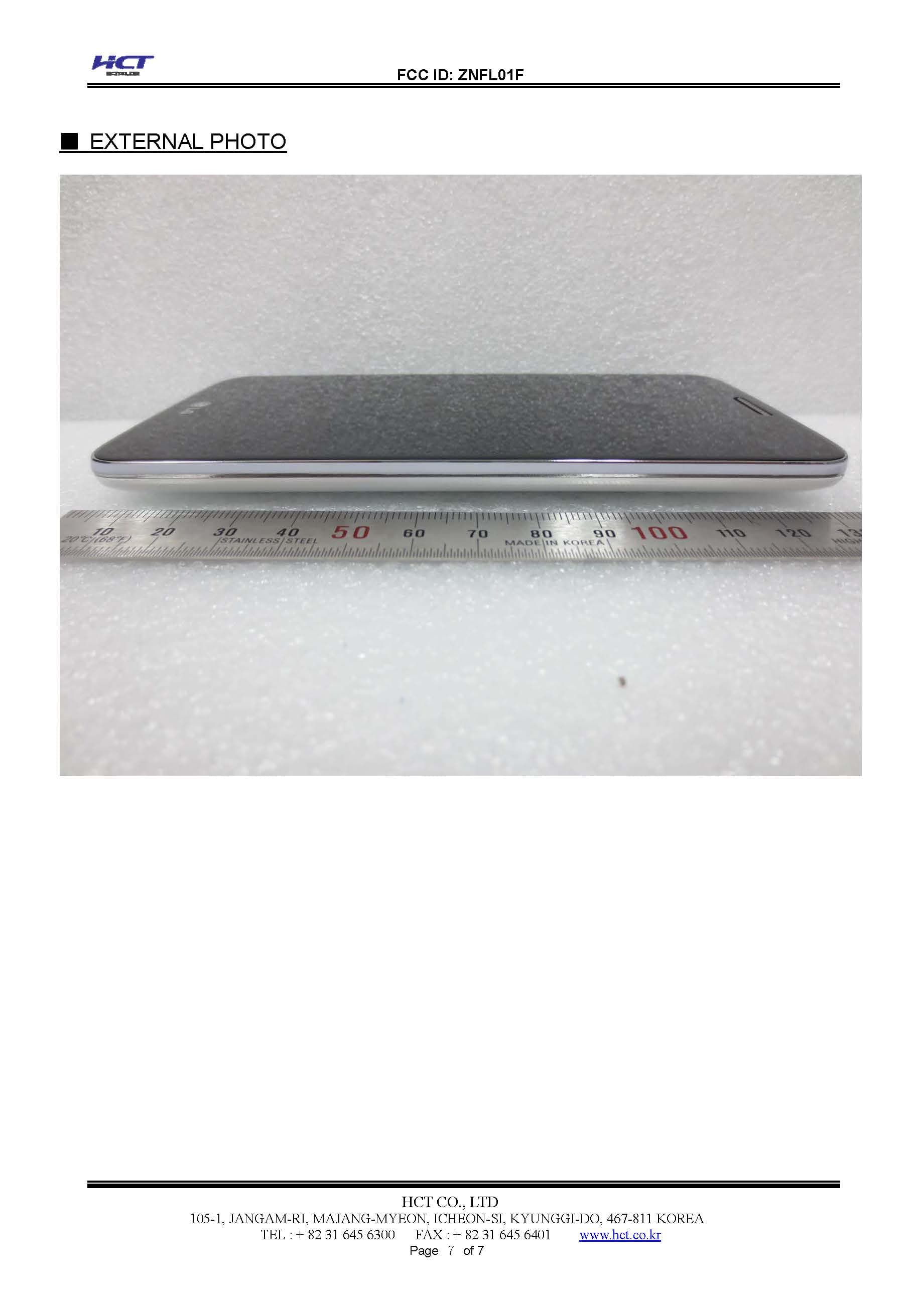 Cellular/PCS GSM and Cellular WCDMA Phone with WLAN, Bluetooth and RFID - FCC ID ZNFL01F - LG Electronics USA, Inc. (3)
