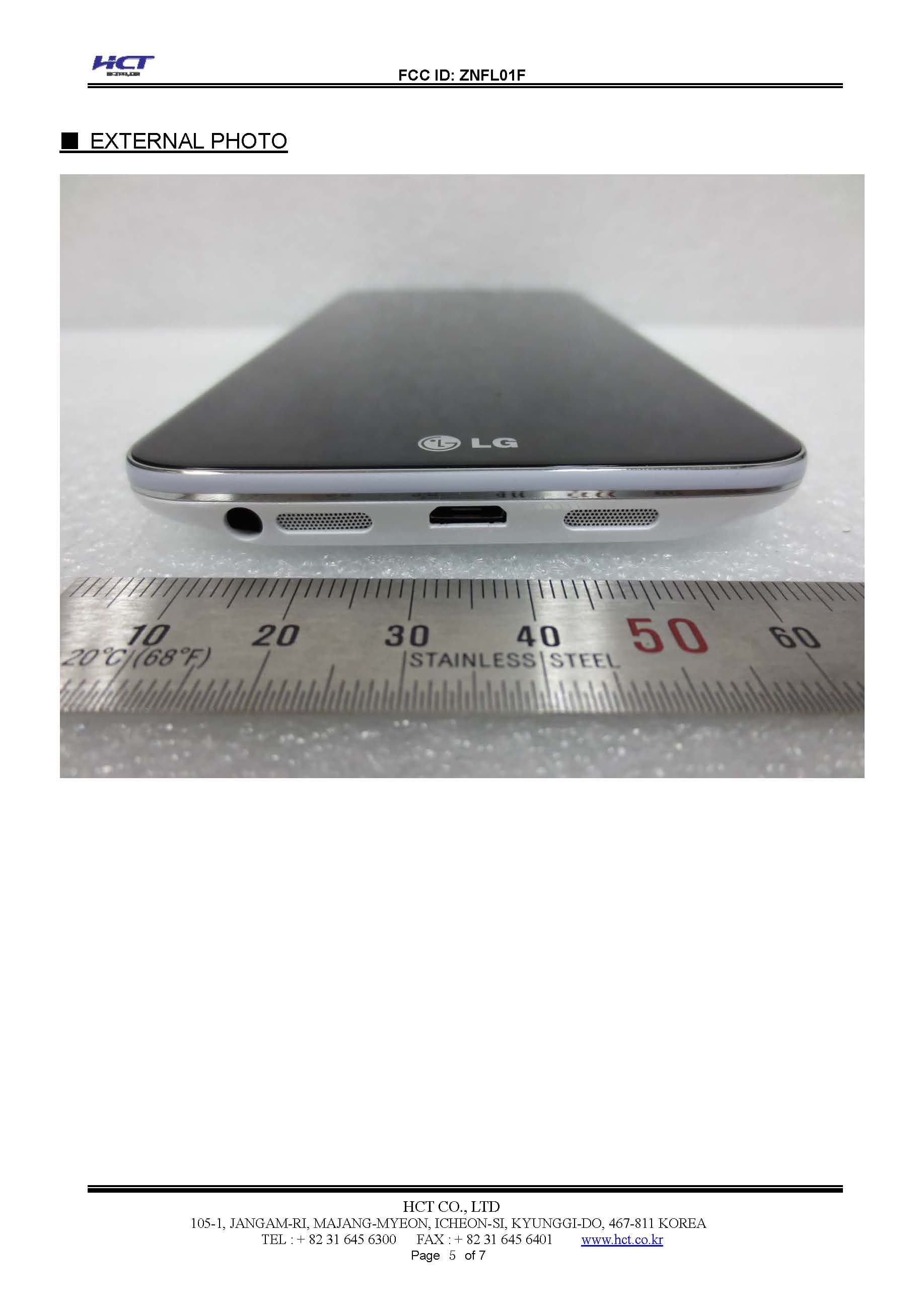Cellular/PCS GSM and Cellular WCDMA Phone with WLAN, Bluetooth and RFID - FCC ID ZNFL01F - LG Electronics USA, Inc. (4)