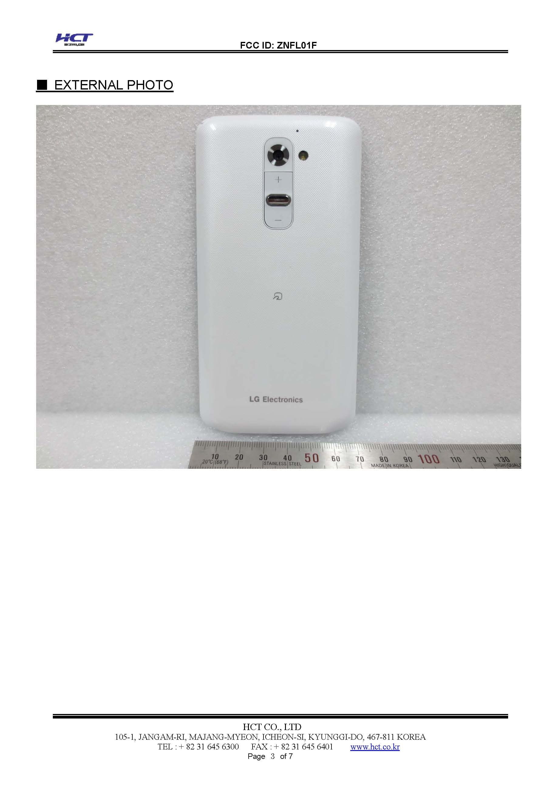 Cellular/PCS GSM and Cellular WCDMA Phone with WLAN, Bluetooth and RFID - FCC ID ZNFL01F - LG Electronics USA, Inc.