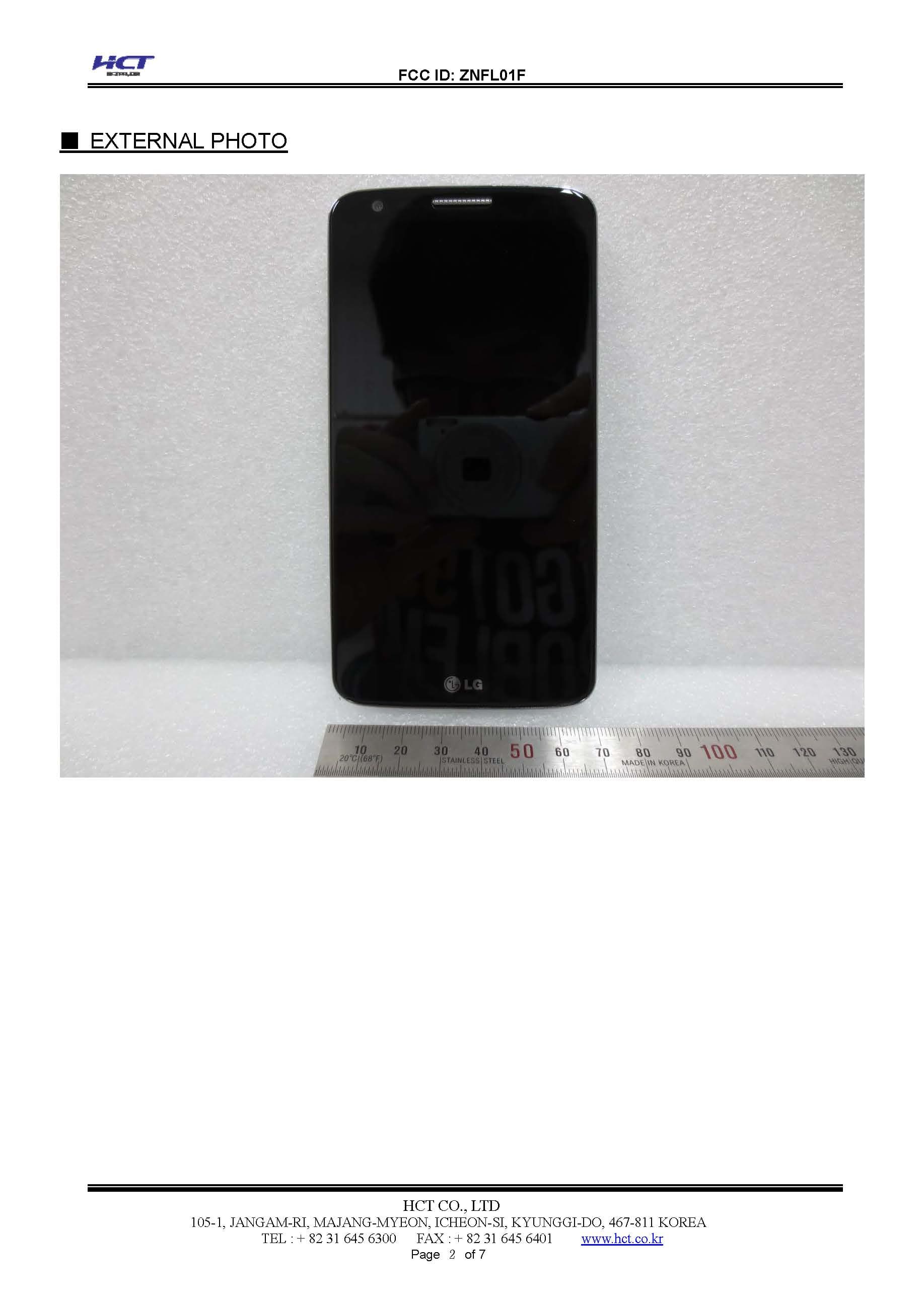 Cellular/PCS GSM and Cellular WCDMA Phone with WLAN, Bluetooth and RFID - FCC ID ZNFL01F - LG Electronics USA, Inc. (2)