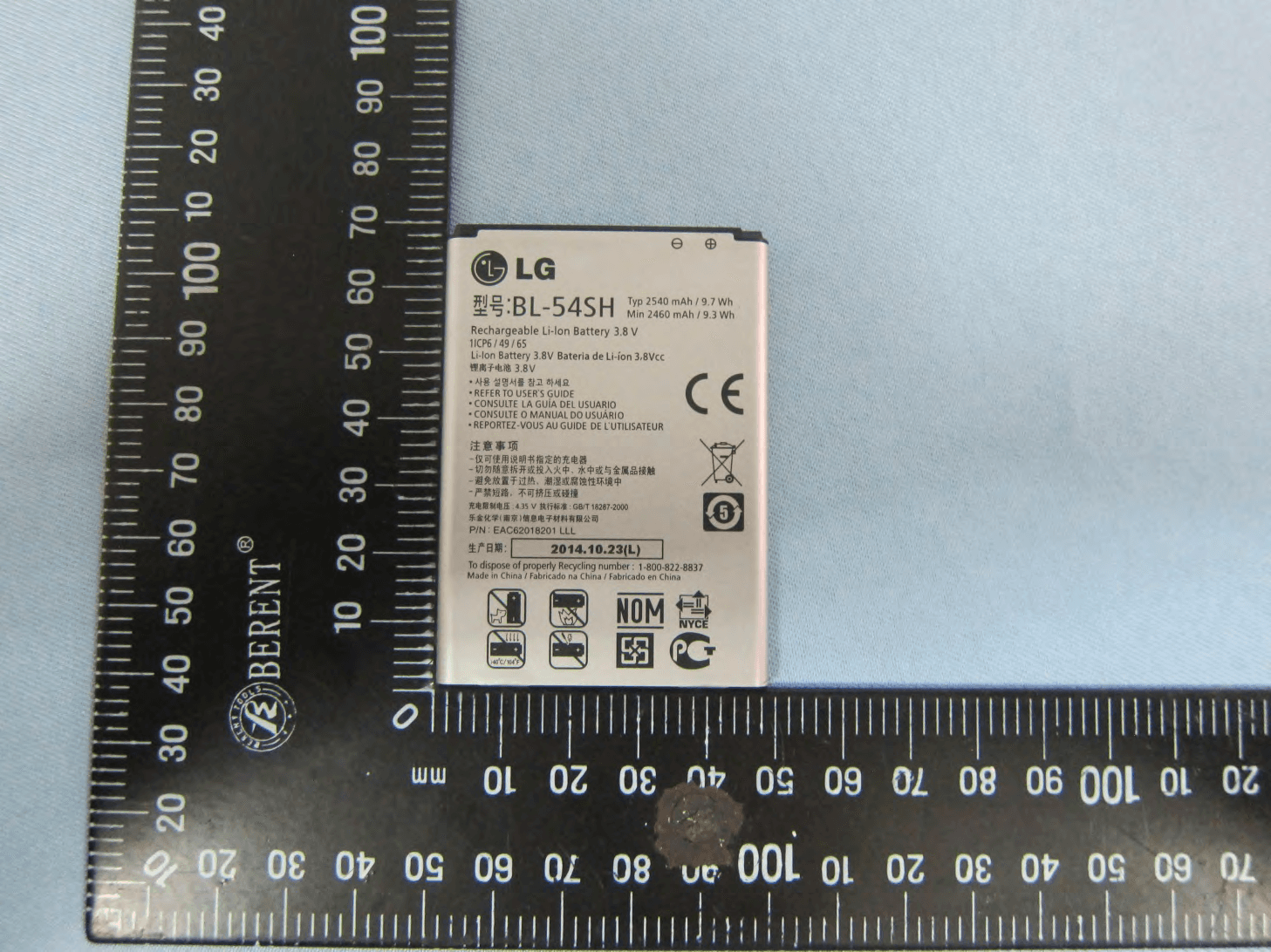 EUT is a mobile phone supports GSM850/1900, WLAN 2.4G, Bluetooth 3.0+4.0 - FCC ID ZNFX150 - LG Electronics USA, Inc. (2)