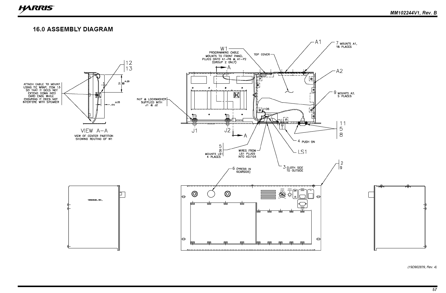 100W UHF BASE STATION - FCC ID ZPRM3-UHF-450 - Raytheon IDS