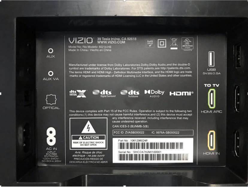 Sound bar System - FCC ID ZVASB000022 - Tonly Technology Co., Ltd. (3)