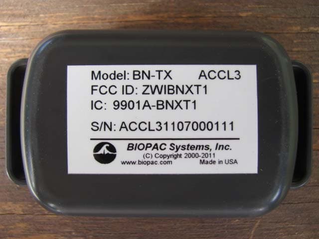 BioNomadix Transmitter - FCC ID ZWIBNXT1 - BIOPAC Systems, Inc. (2)