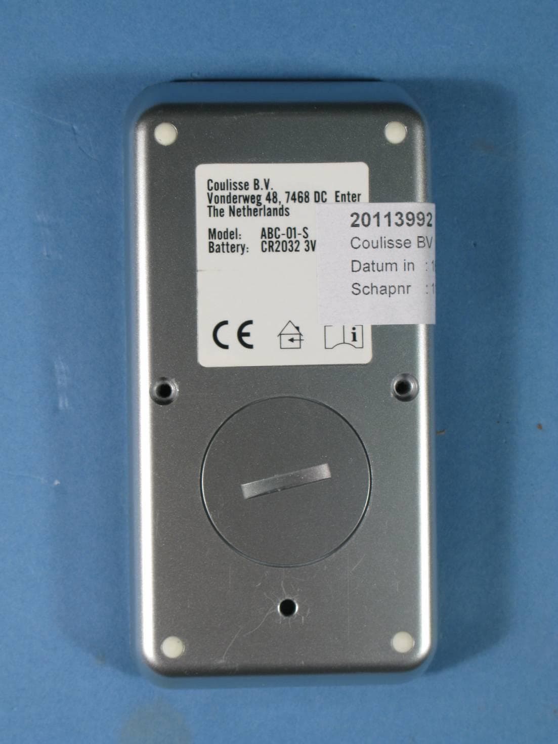 Remote for controlling indoor blinds - FCC ID ZY4ABC01 - Coulisse B.V. (4)