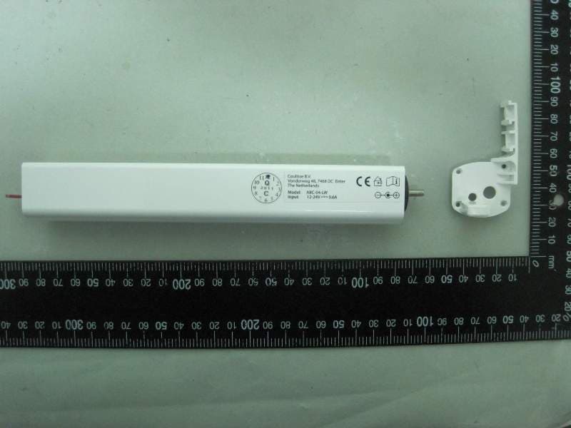 Motor for drive a panel blind by RF remote control - FCC ID ZY4ABC04 - Coulisse B.V. (4)