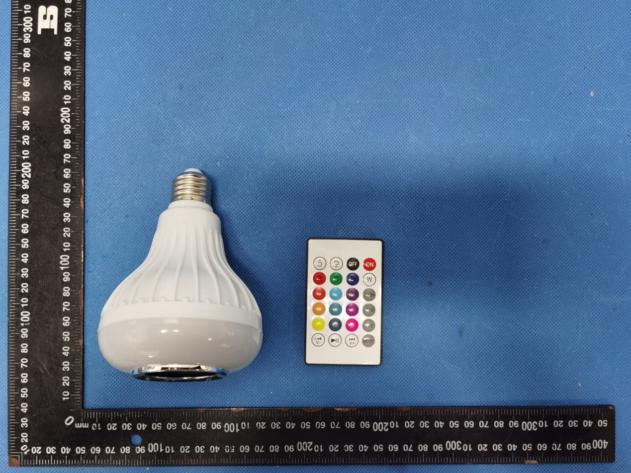 LED bulb bluetooth speaker - FCC ID 2A22V-MICS114 - Shenzhen DXR Electronic Technology Co., Limited (Dongguan Branch)