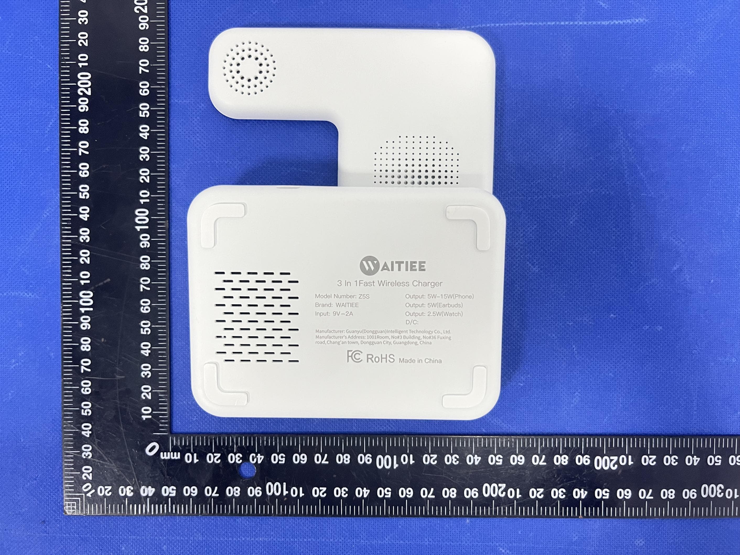 3 In 1 Fast Wireless Charger - FCC ID 2A2NS-Z5S - Guanyu(Dongguan) Intelligent Technology Co.,Ltd