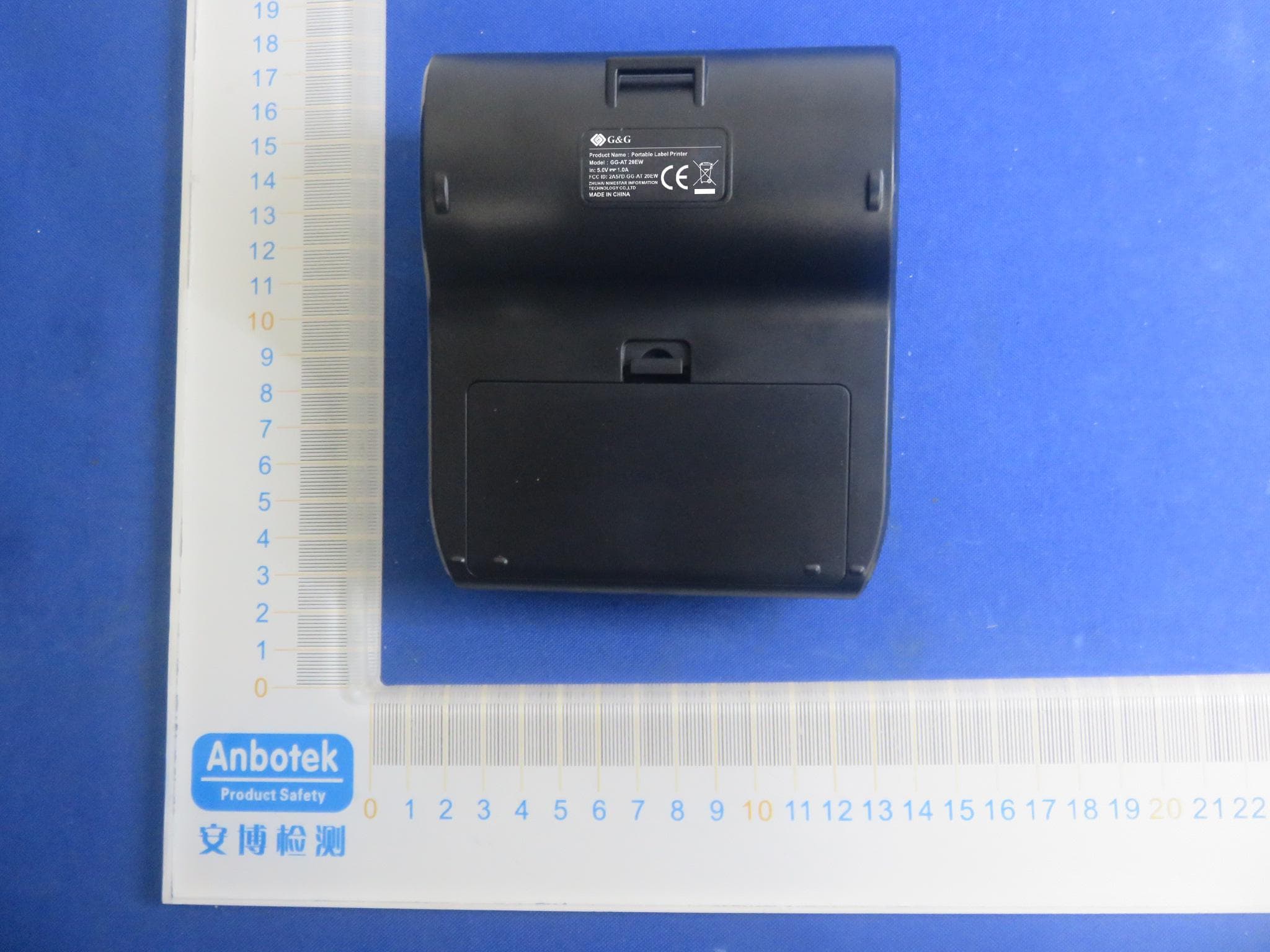 Portable Label Printer - FCC ID 2A57D-GG-AT20EW - ZHUHAI NINESTAR INFORMATION TECHNOLOGY CO.,LTD