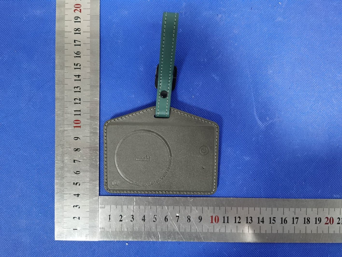 Luggage Finder Tag - FCC ID 2AA7Y-MOSHIQI013 - Aevoe Inc.