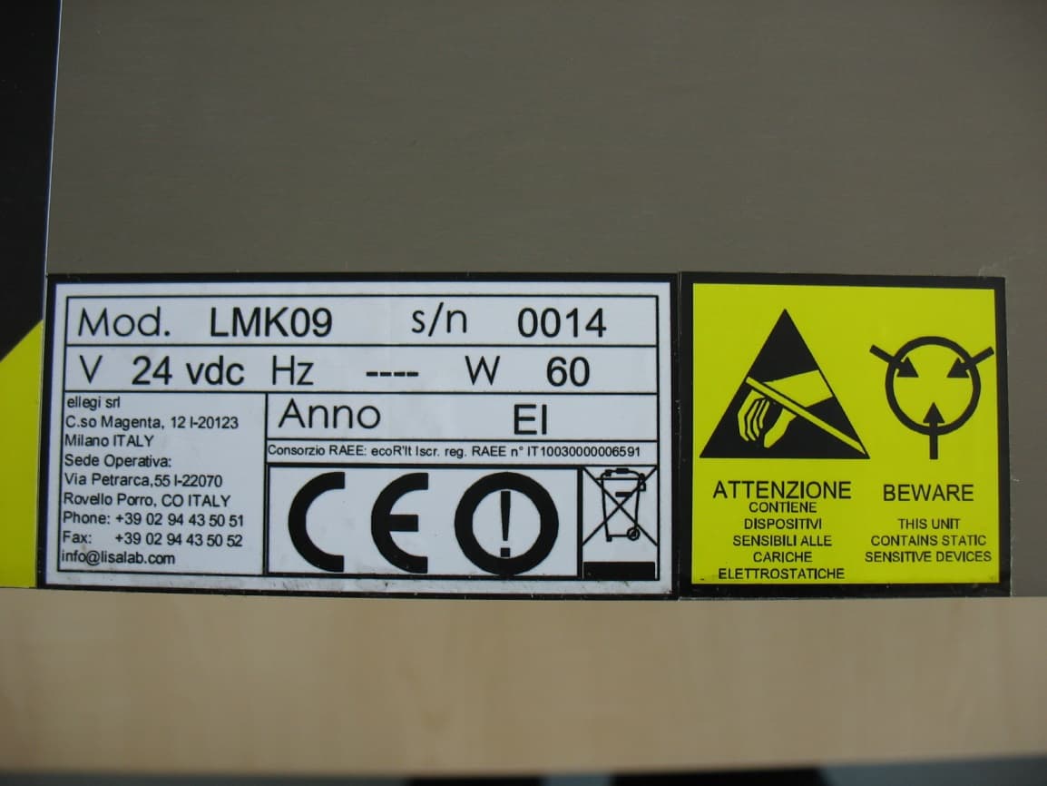 Radar System - FCC ID 2AB7MLISAMOBILE - Ellegi srl