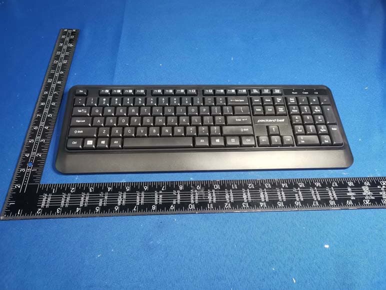 2.4G Wireless Keyboard and Mouse Combo Keyboard - FCC ID 2ABV4-PBKM1210BKK - Southern Telecom Inc.