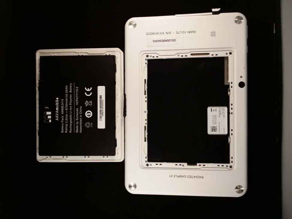 INARI Windows 8.1 Tablet computer - FCC ID 2ABVH-INARI101 - Aava Mobile Oy
