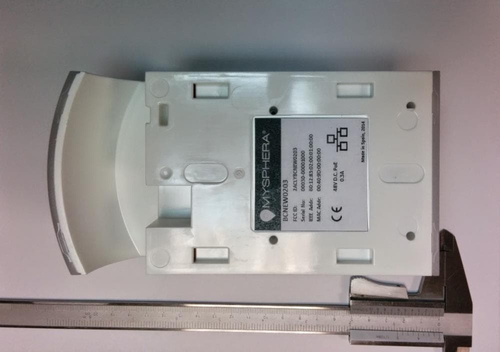 Low Power Transceiver - FCC ID 2ACLYBCNEW0203 - Mysphera S.L.