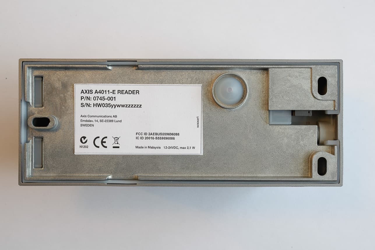 Access Control Card Reader - FCC ID 2AEBUS559696086 - ASSA AB