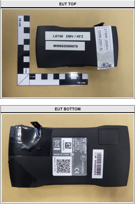 Telematic Device - FCC ID 2AGPAL0740 - Bridgestone Mobility Solutions B.V.