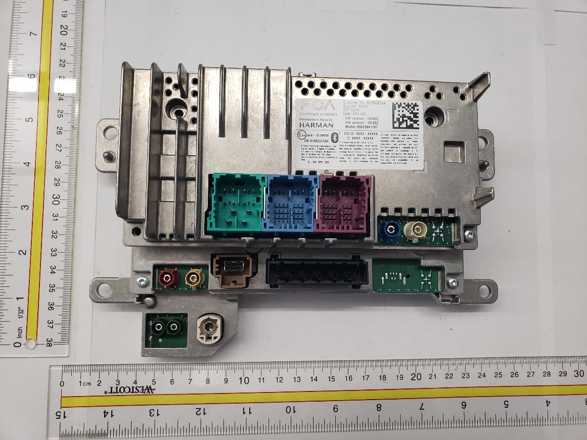 Automotive Infotainment Unit with Bluetooth/WLAN - FCC ID 2AHPN-BE2846 - Harman International Industries, Inc.
