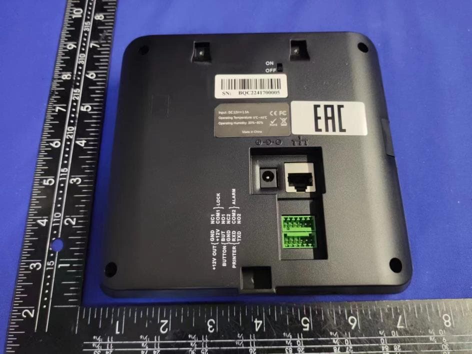 Smart Identification Terminal - FCC ID 2AJ9T-10307 - ZKTECO CO., LTD.