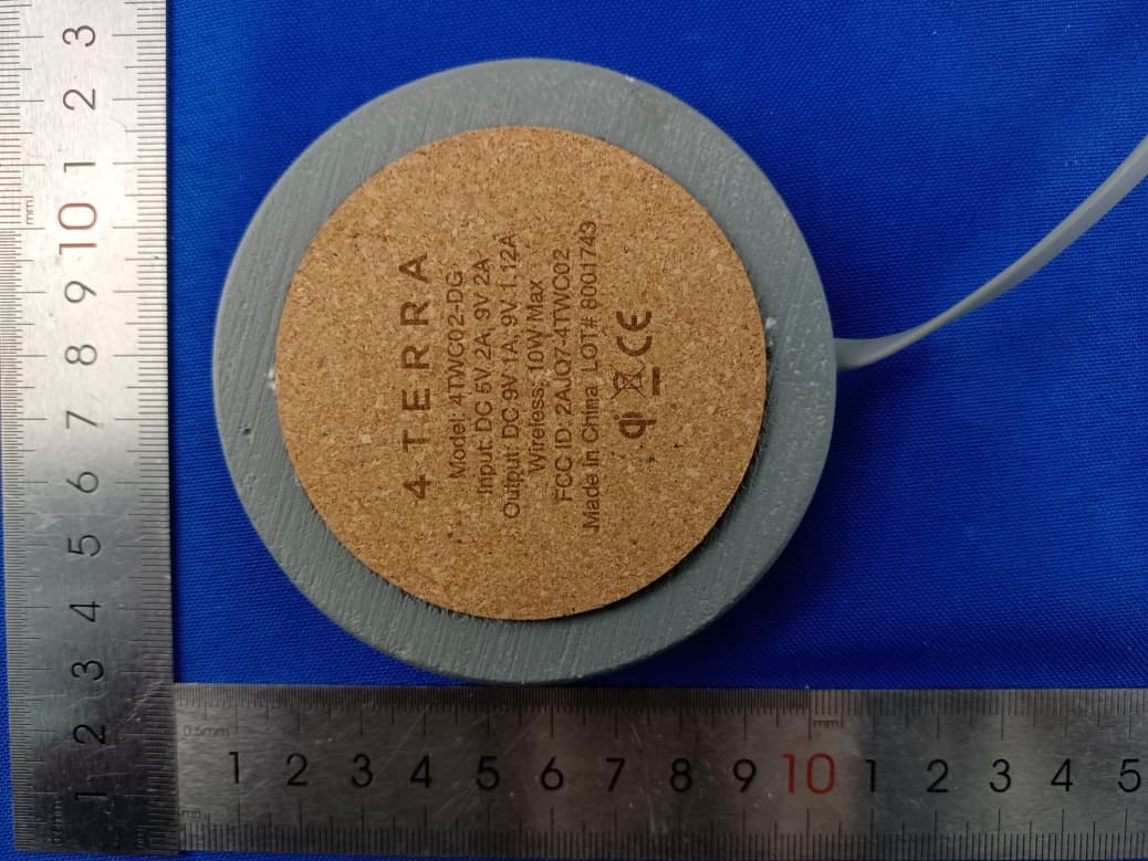 LIMESTONE CORK WIRELESS CHARGER - FCC ID 2AJQ7-4TWC02 - QUEST USA CORP