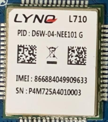 IoT Module - FCC ID 2AK9D-L710G - Shanghai MobileTek Communication Ltd.