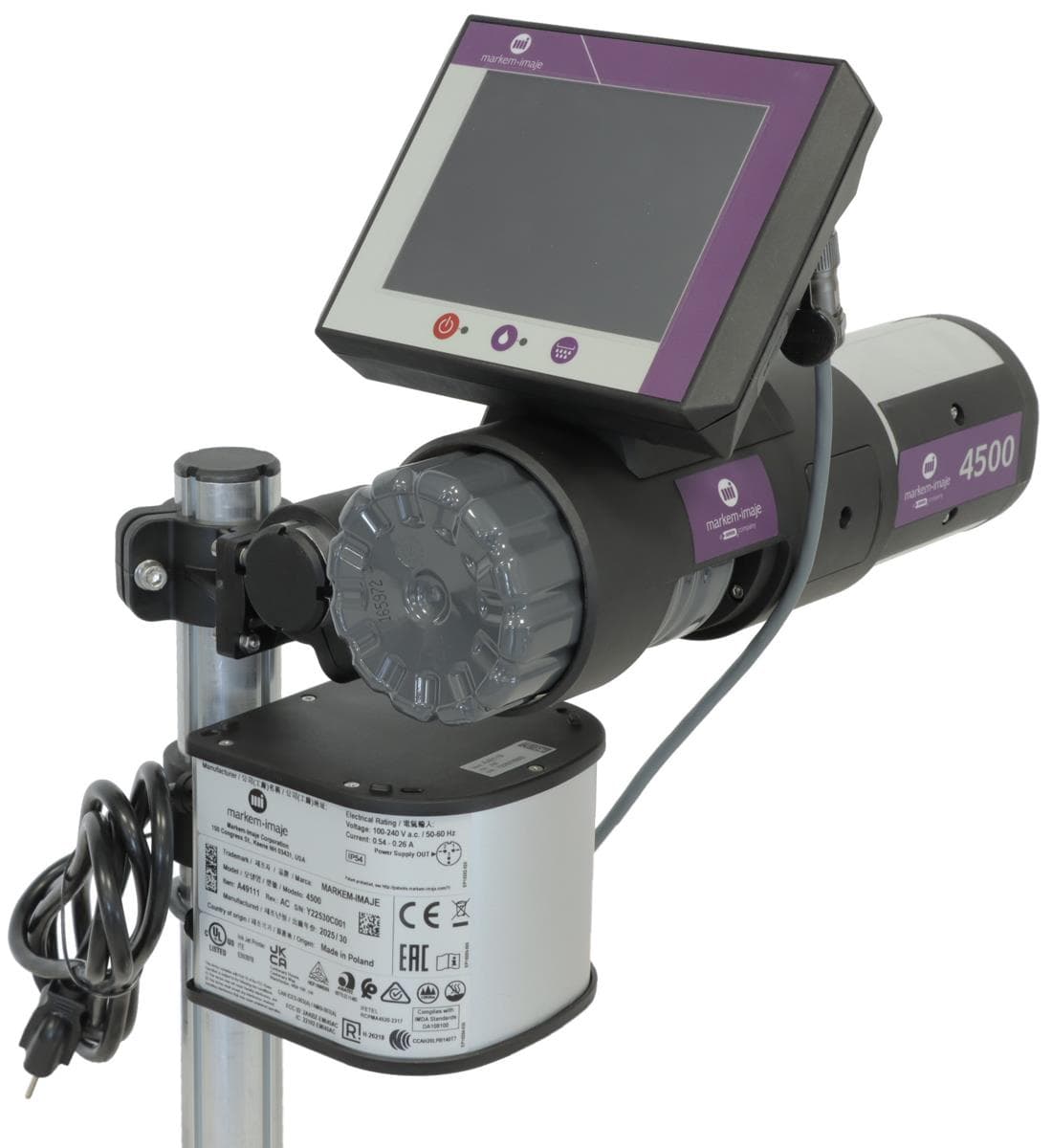 Industrial Ink-Jet Printer - FCC ID 2AKBZ-EMI45AC - EBS Ink-Jet Systems Poland Sp. z o.o.