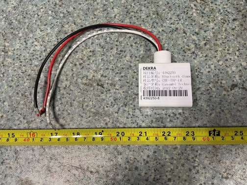 Bluetooth controllable dimmer - FCC ID 2ALA3-CBUTEDLR - Casambi Technologies Oy