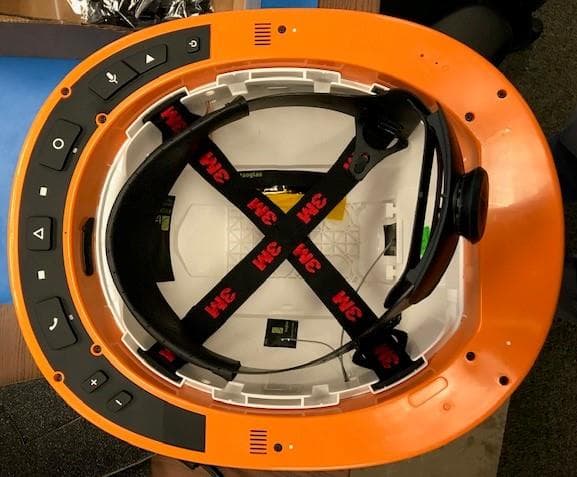 HC1 Connected Hard Hat - FCC ID 2AR6OHC1000 - Guardhat Inc