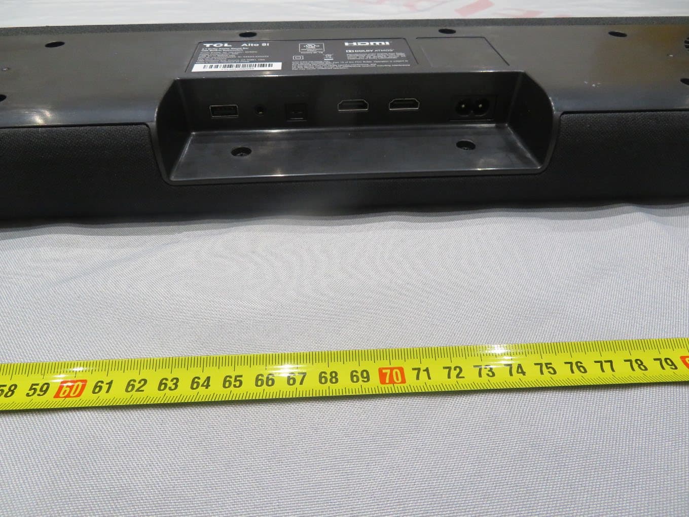 2.1 Dolby Atmos Sound Bar with Built-in Subwoofers - FCC ID 2ARUDTS8111 - TCL Entertainment Solutions Limited