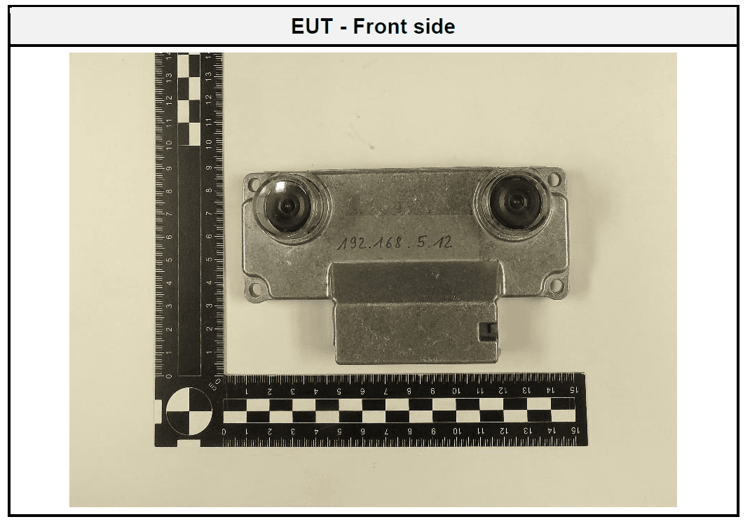 Advanced People Sensor, 90 mm lens distance, without IO connector - FCC ID 2ASWU-PS9 - HELLA Aglaia Mobile Vision GmbH
