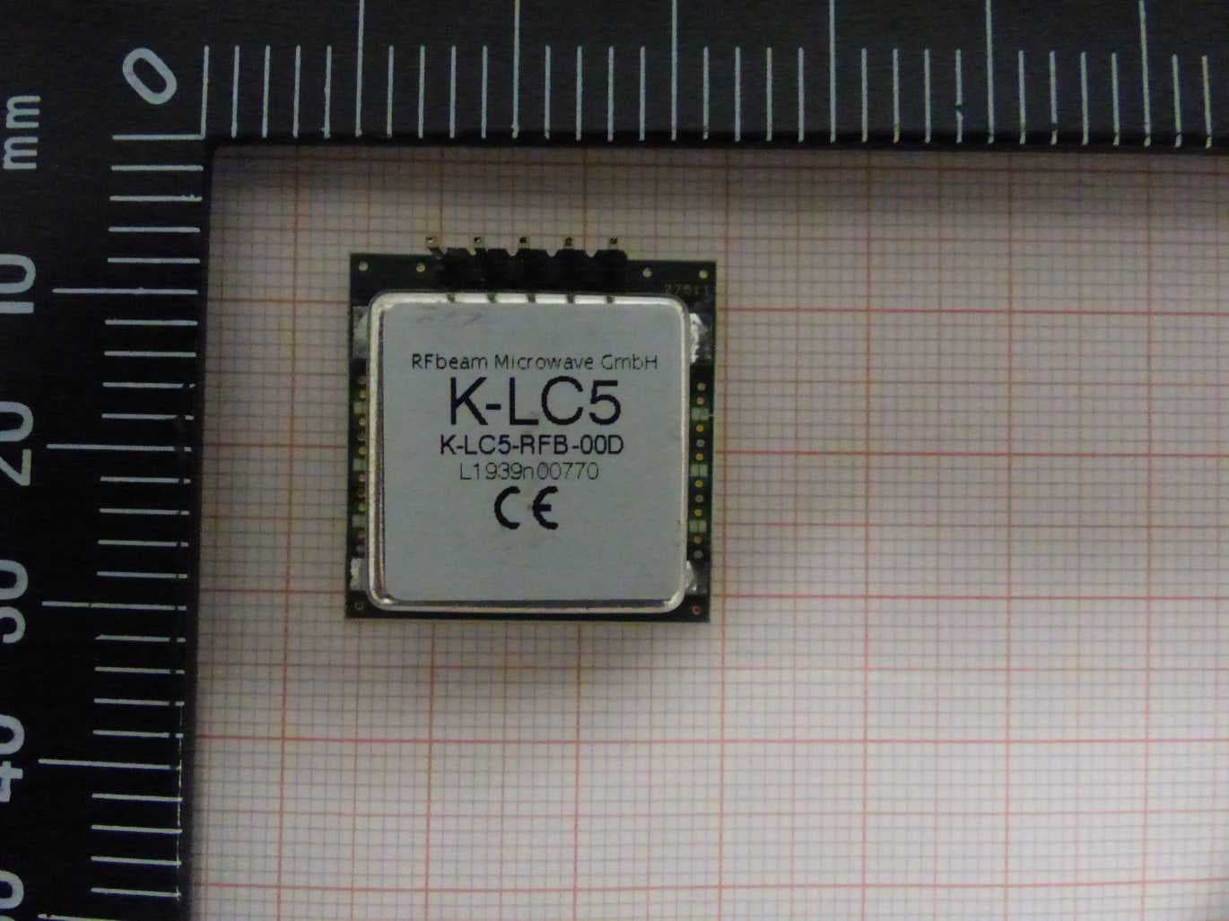 24GHz analog radar transceiver - FCC ID 2ASYV-K-LC5 - RFbeam Microwave GmbH