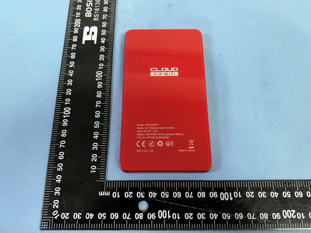 4G Wireless Data Terminal - FCC ID 2ATHM-CAW23A301 - AIR-U Co., Ltd.