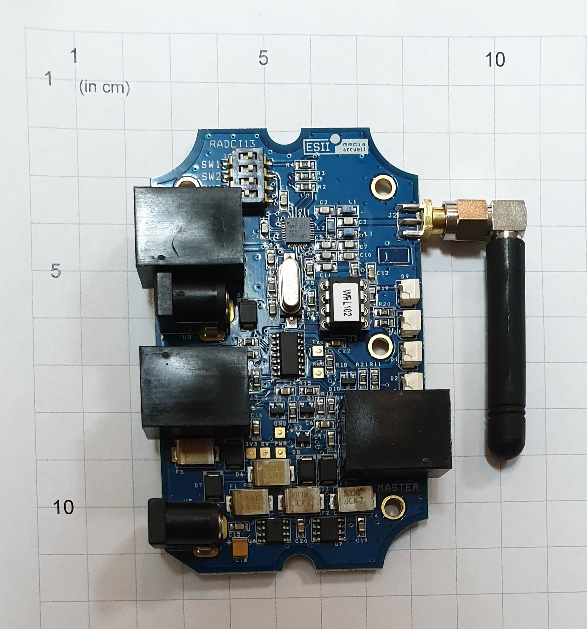 Radio communication bridge for ticketless reception solution - FCC ID 2ATRJRAD - ESII