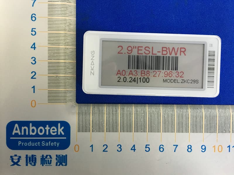 Electronic Shelf Label - FCC ID 2AVVW-D32 - Advantech Co., Ltd.
