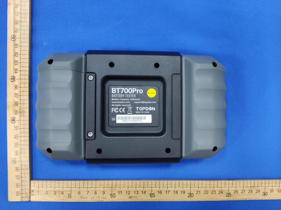 Battery Tester - FCC ID 2AVYW-BT700PRO - TOPDON TECHNOLOGY Co., Ltd.