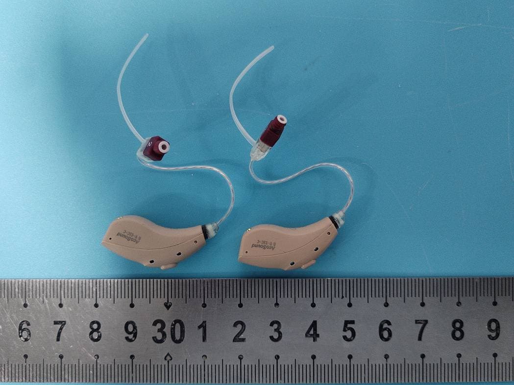 Bluetooth hearing aid - FCC ID 2AWQLW-RIC-C - Hangzhou AcoSound Technology Co.,Ltd.
