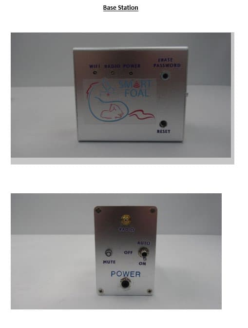 Smart Foal Foaling Alarm System Base Station - FCC ID 2AWQP-BSH20 - Smart Foal Pty Ltd