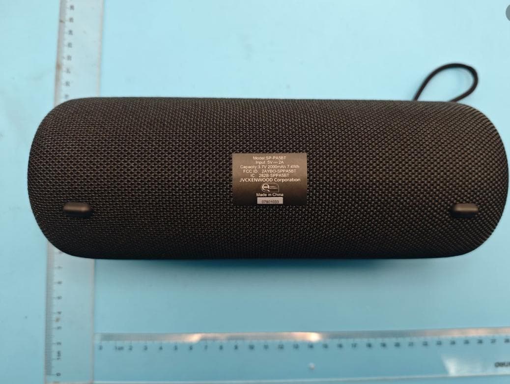 Bluetooth Speaker - FCC ID 2AYBO-SPPA5BT - JVCKENWOOD USA Corporation