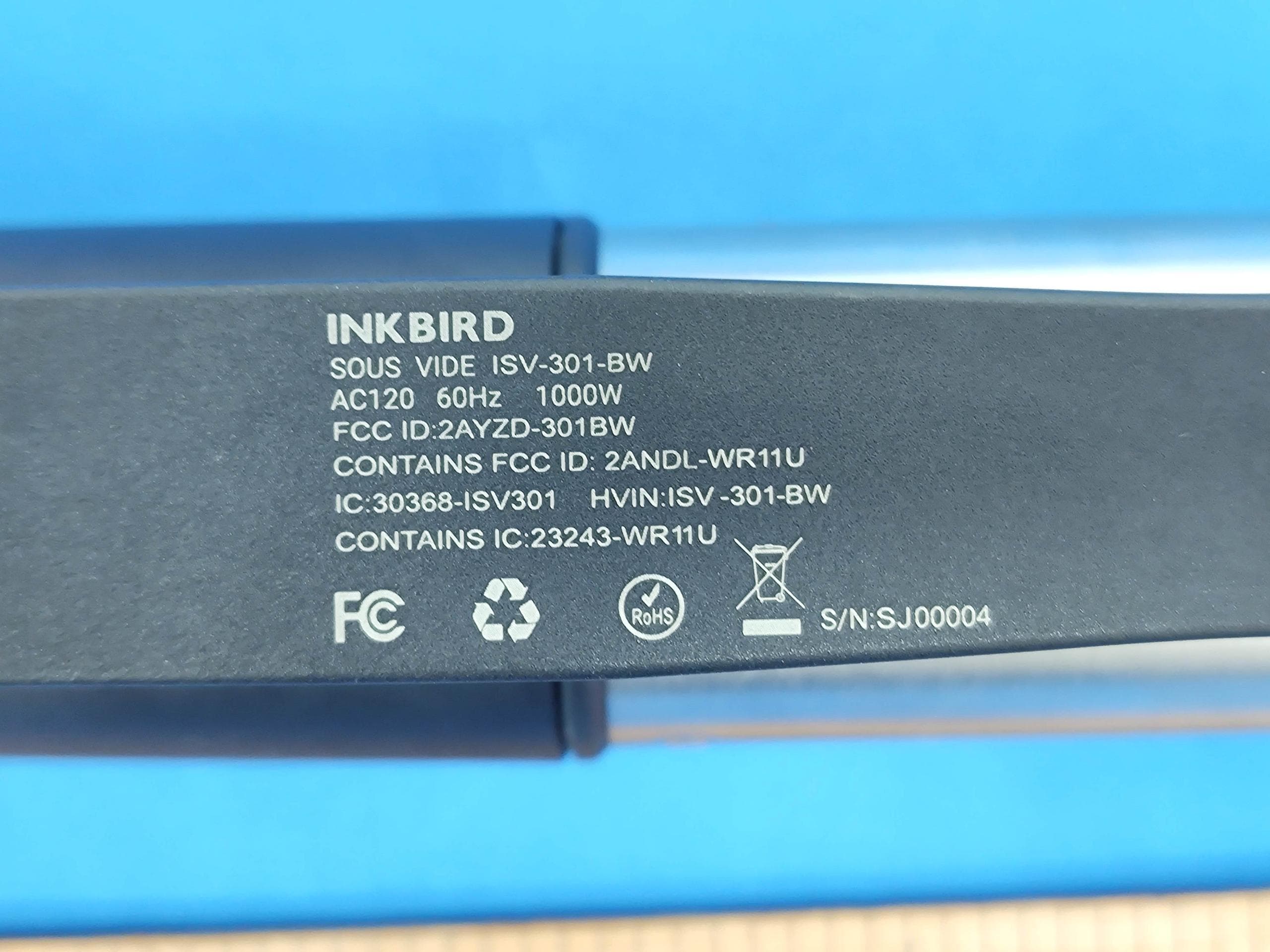 Sous Vide - FCC ID 2AYZD-301BW - Shenzhen Inkbird Technology Co., Ltd.