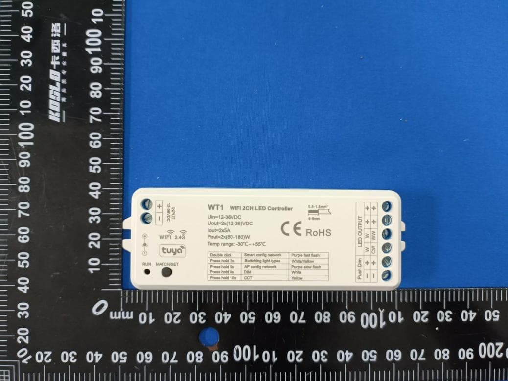 WiFi& RF 2CH LED Controller - FCC ID 2BDBM-WT1 - GUANGZHOU SKYDANCE CO.,LTD