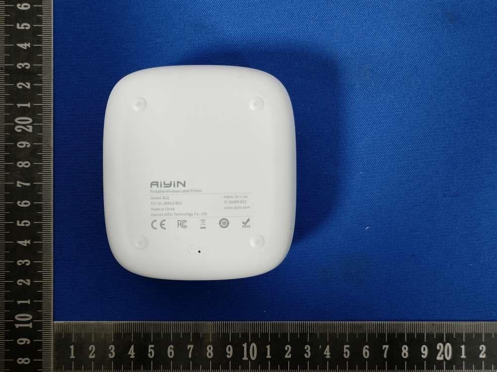 Portable Wireless Label Printer - FCC ID 2BDL3-B21 - Xiamen AiYin Technology Co., Ltd.
