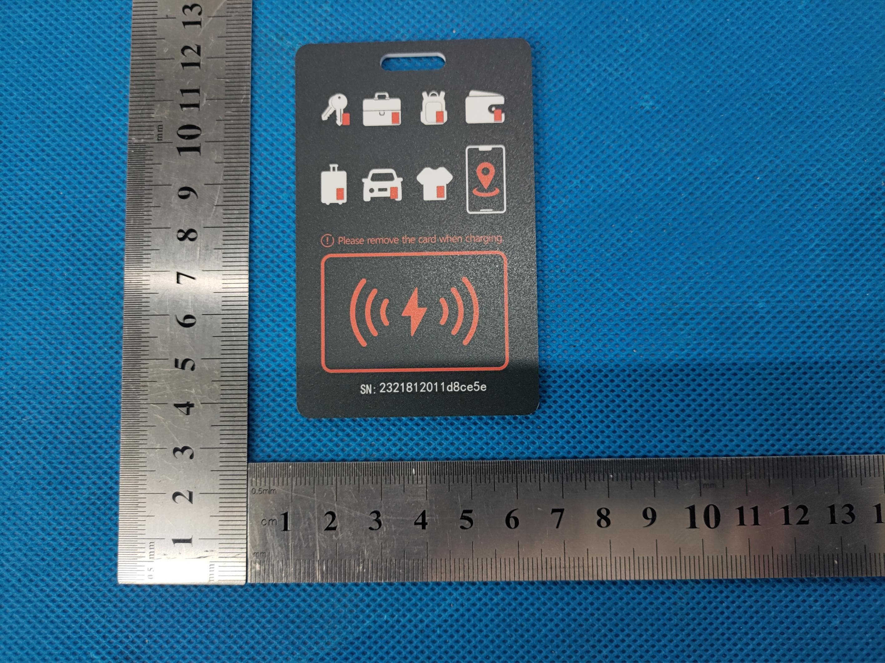Smart Tracker Card with Wireless Charging - FCC ID 2BGR5-RR-AFMC01 - RICH&RAY INC