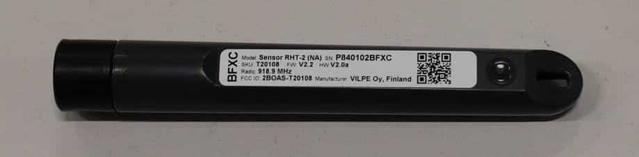 Flat roof temperature and RH sensor/transmitter via LoRa - FCC ID 2BOAS-T20108 - VILPE Oy