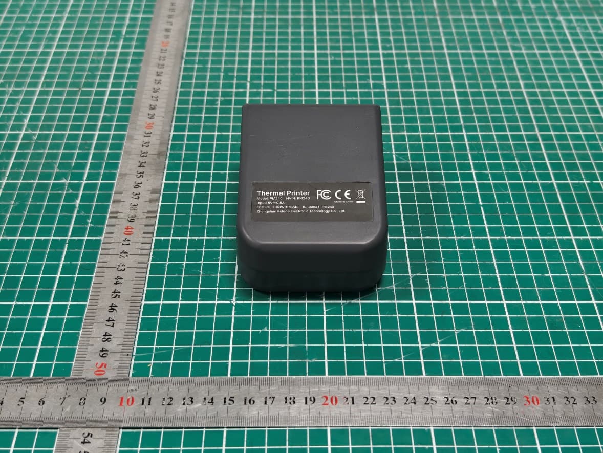 Thermal Printer - FCC ID 2BQIW-PM240 - Zhongshan Polono Electronic Technology Co., Ltd.