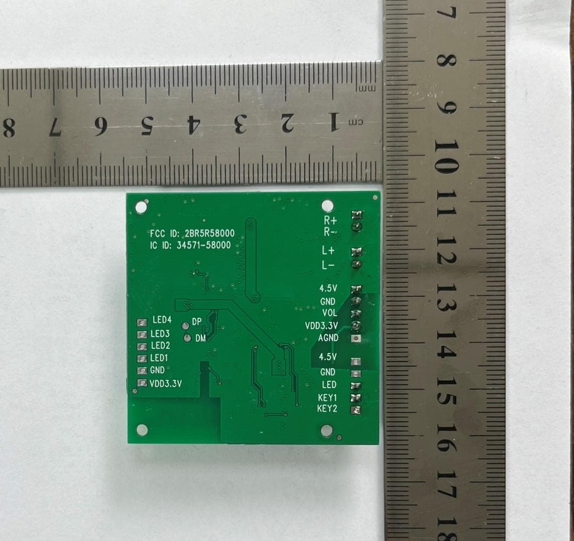 Module - FCC ID 2BR5R58000 - LIC LIMITED