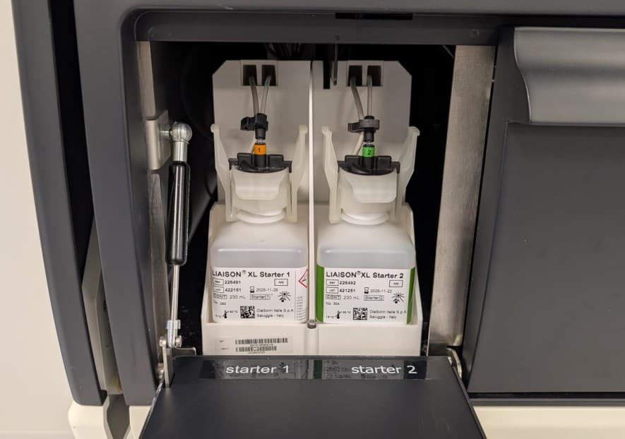 fully automated, non-patient contact immunoassay analyzer system for in-vitro diagnostic use with RFID - FCC ID 2BRB8LIAISONXS - DiaSorin Italia S.p.A.