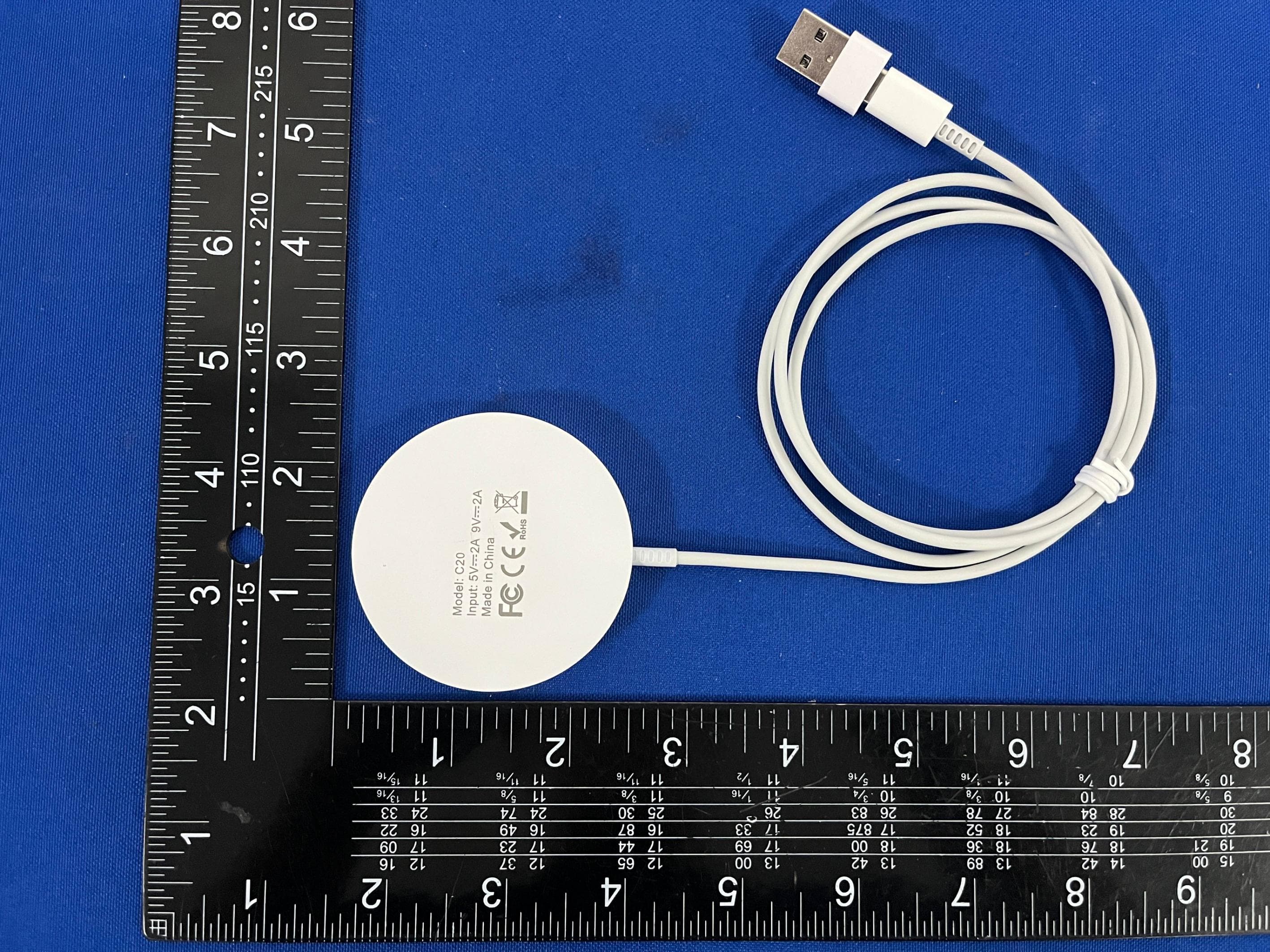 Magnetic wireless charger - FCC ID 2BU5T-C20 - SHUN FO TECHNOLOGY CO., LIMITED