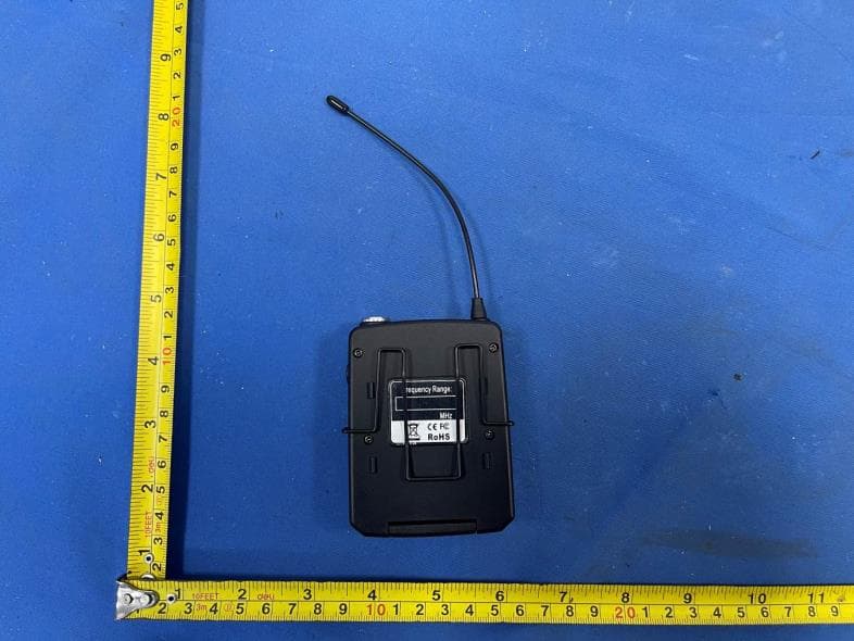 Bodypack Transmitter - FCC ID 2BV5T-IU-1020B - Guangdong Ruiyuda Electronic Technology Co., Ltd.