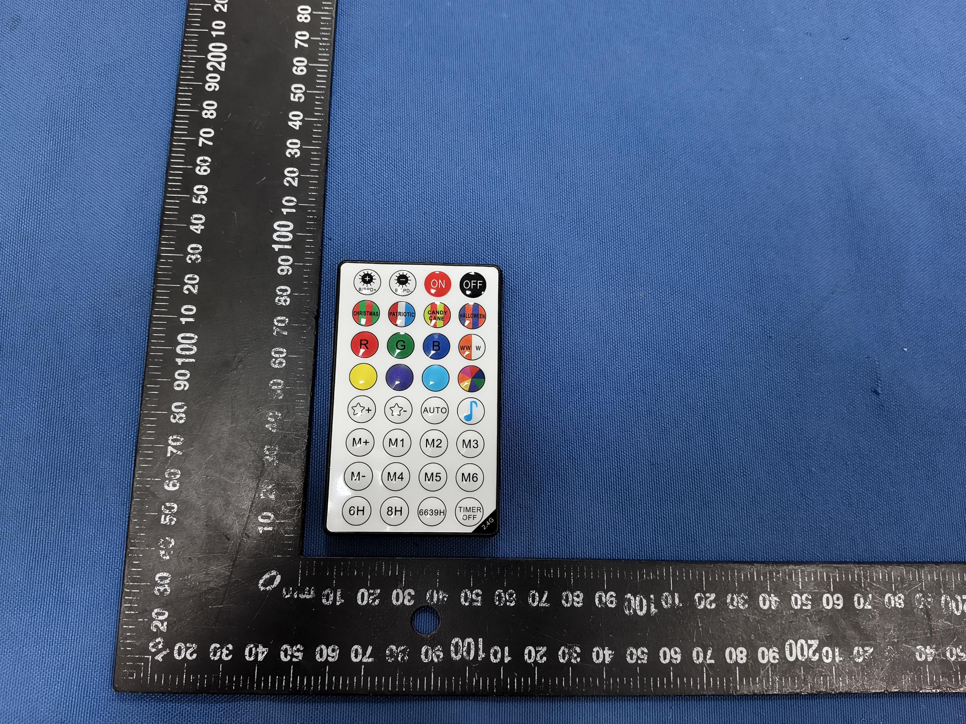 Wireless 32-Key RGB Remote Control - FCC ID 2BVJ2-ZJ-RRA12 - TG-BROTHER ELECTRONIC LIGHTING CO.,LTD.