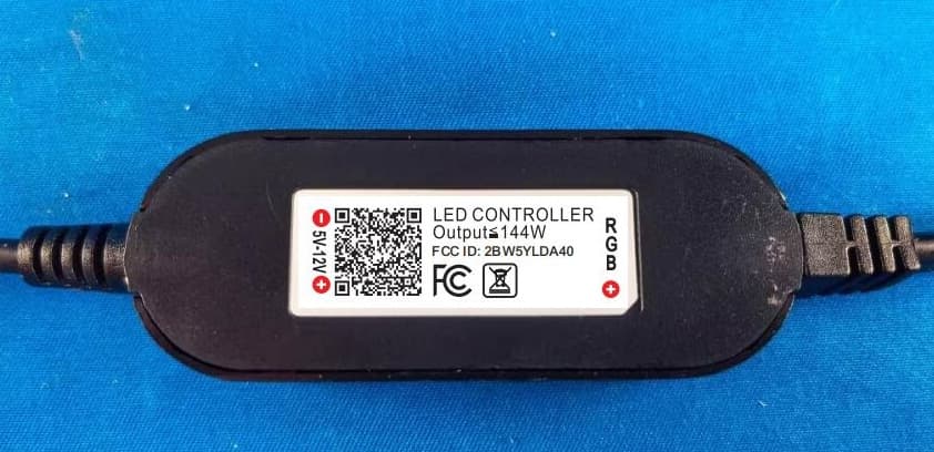 TV Mount with LED Light Strip - FCC ID 2BW5YLDA40 - DENSCH DESIGN LIMITED