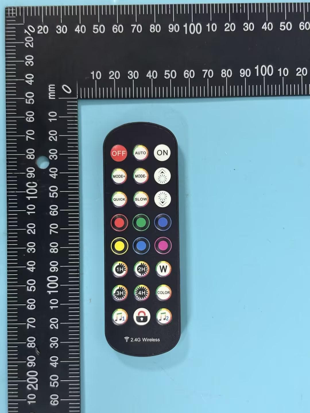 24-key remote control - FCC ID 2BWLW-YH629-RC - YAOKUNBIAO TECHNOLOGY EQUIPMENT (JIANGSU) CO., LTD